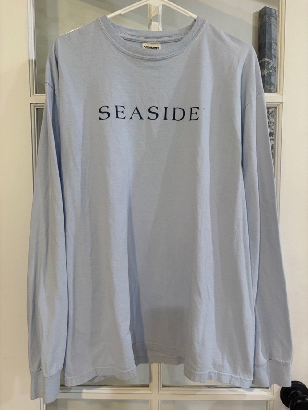 The Seaside Style in Seaside, Florida blue long sleeve tee
Large